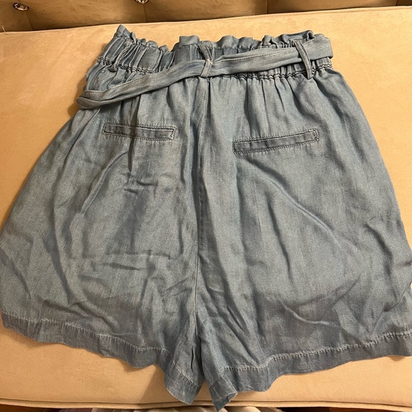 NWT Harper Heritage Denim High Waist Tie Shorts - Picture 2 of 3